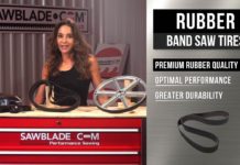 Rubber Band Saw Tire