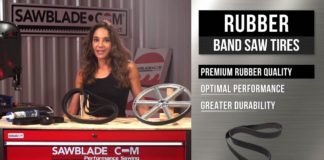 Rubber Band Saw Tire