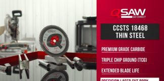 Qsaw CCSTS18468 Thin Steel Circular Saw Blade