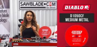 Diablo D1050CF 10 in. x 50 Tooth Cermet Medium Metal and Stainless Steel Cutting Saw Blade