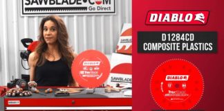 Diablo Trex Blade D1284CD 12 in. x 84 Tooth Composite Material/Plastics