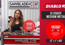 Diablo D1260CF 12 in. x 60 Tooth Cermet II Saw Blade for Metals and Stainless Steel