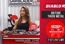 Diablo D0738F 7-1/4 in. x 38 Tooth Metal Cutting Saw Blade