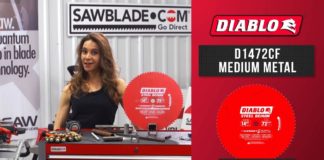Diablo D1472CF 14 in. x 72 Tooth Cermet II Saw Blade for Metals and Stainless Steel