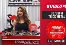 Diablo D0738FM 7-1/4 in. x 38 Tooth Metal Cutting Saw Blade