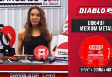Diablo D0649F 6-3/4 in. 48 tooth Metal Cutting Saw Blade