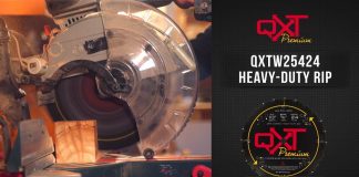 QXT Premium Carbide Circular Blade for Ripping, 10″ x 24T