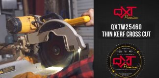 QXT Premium Carbide Circular Blade for Finish Crosscut, 10″ x 60T