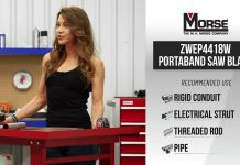 M.K. Morse 44-7/8” 18 tpi Bi-Metal Portable Band Saw Blade