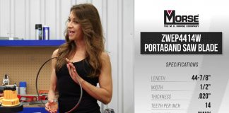 MK Morse 44 7/8″ Bi-Metal Portaband Saw Blades with 14 Tooth Wavy Set