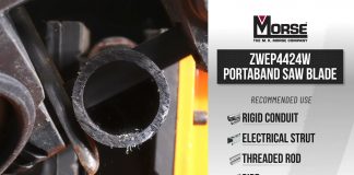 MK Morse 44-7/8″ Bi-Metal Portaband Saw Blade with 24 Tooth Wavy Set