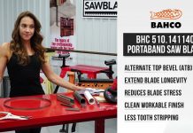 Bahco 44-7/8″ Bi-Metal Portaband Saw Blade with 10/14 TPI