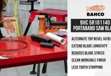 Bahco 44-7/8″ Bi-Metal Portaband Saw Blade with 10 Tooth Raker Set