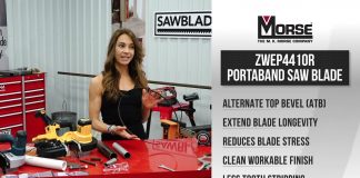 M.K. Morse 44-7/8” 10 TPI Bi-Metal Portable Band Saw Blade