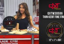 QXT Premium Carbide Circular Finish Crosscut Blade, 12″ x 96T