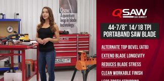 Qsaw 44-7/8″ 14/18 TPI Bi-Metal Portaband Saw Blade