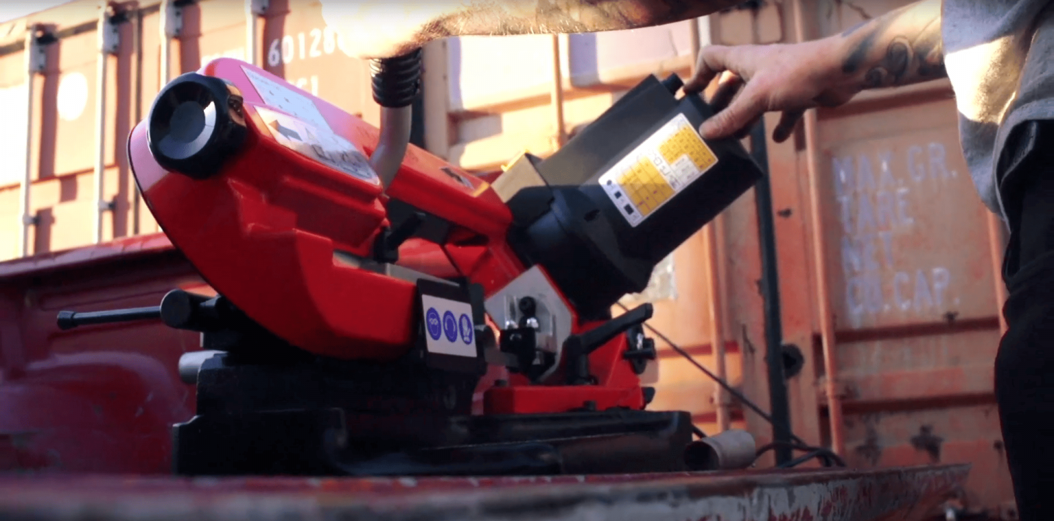 Trajan 125 Portable Band Saw SawbladeTV