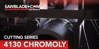 Cutting 4130 Chromoly Steel with the Q601 VTH Plus M42 bandsaw blade