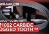 The Qsaw Q1002 Rugged Tooth™ Triple Chip Carbide Band Saw Blade