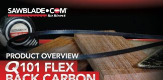 Q101 Flex Back Band Saw Blade: A General Purpose Blade