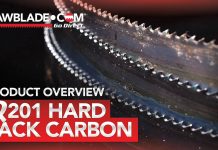 The Q201 Hard Back Carbon Band Saw Blade: Precision, Versatility, and Durability