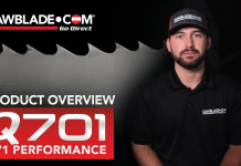 Superior Performance with Q701 M71 Band Saw Blade