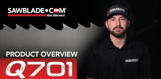 Superior Performance with Q701 M71 Band Saw Blade