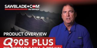 The Q 905 Plus Portable Mill and Resaw Blade: High-Performance Redesign for Enhanced Precision and Strength Q905 plus George