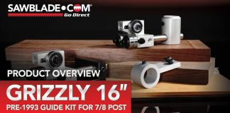 Upgrading Your Bandsaw: The Grizzly 16″ Pre-1993 Guide Upgrade Kit for Enhanced Performance Grizzly 16 Post 1993