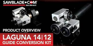 Enhance Your Bandsaw with the Laguna 14/12 Guide Conversion Kit: A Complete Overview Laguna 1412 Guide Conversion Kit 1