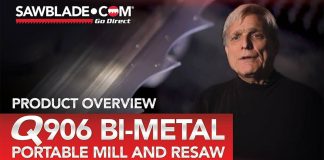 Unlock Better Woodcutting Performance with the Q906 Bi-Metal Blade Q906 Bi Metal Mill and Resaw Mini