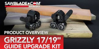 Guide Upgrade for Grizzly Bandsaws: Exploring the 17/19 Kit Benefits Guide Conversion Kit Grizzly GRI1719