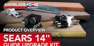 From Stock to Sharp: How the Sears 14″ Guide Kit Improves Your Bandsaw’s Output Sears 14 Guide Upgrade Kit