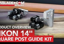 Rikon 14″ Bandsaw Upgrade: Benefits of the Square Post Guide Conversion Kit Rikon 14 Stamped Steel