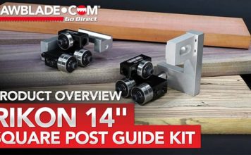 Rikon 14″ Bandsaw Upgrade: Benefits of the Square Post Guide Conversion Kit Rikon 14 Stamped Steel